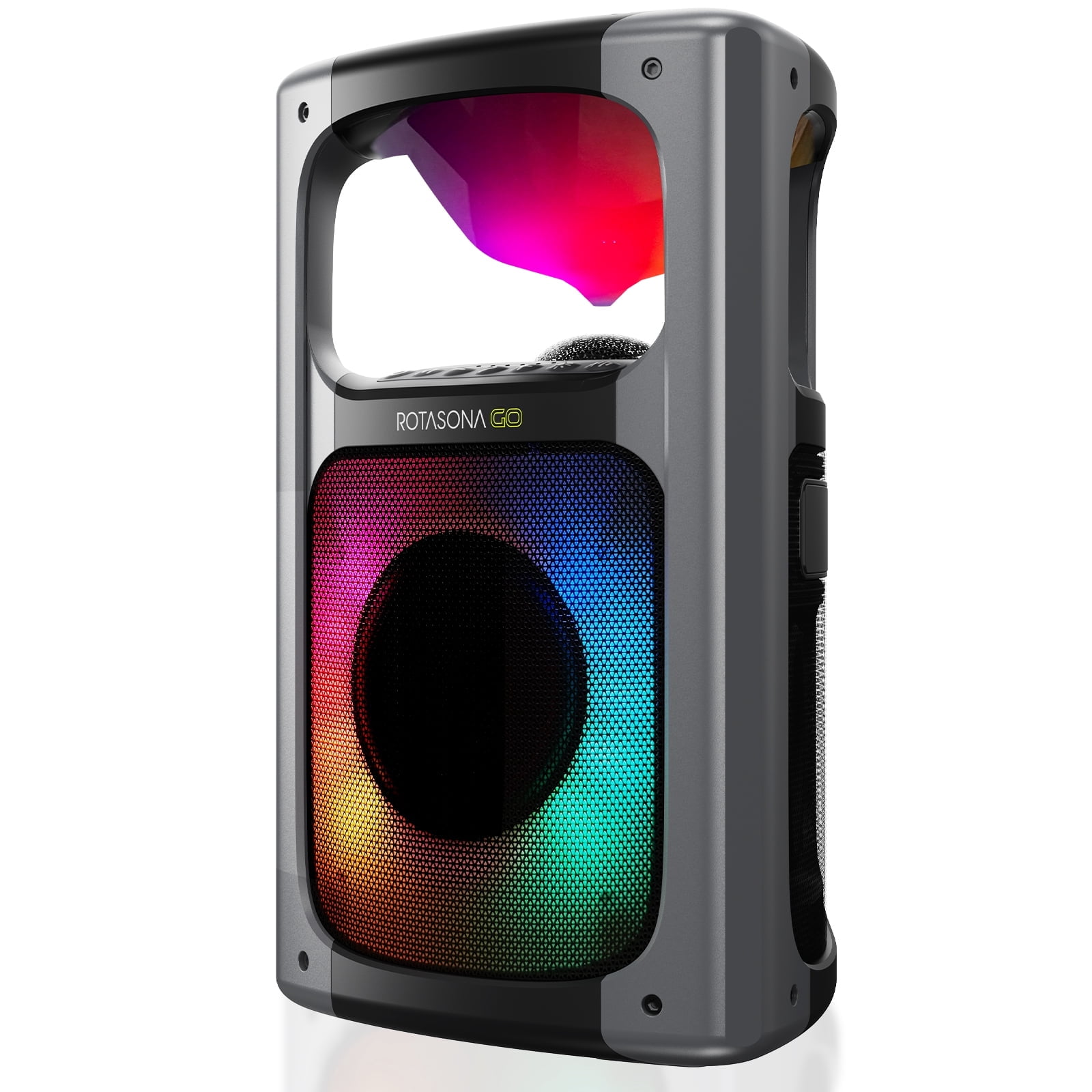 Portable Bluetooth Speaker 360°Surround Sound Wireless Speaker with Deep Bass Waterproof Outdoor Speaker,RGB Light TWS and USB/AUX/TF for Camping Beach Home Gift Ideas
