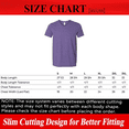 thumbnail image 3 of Gildan Men’s T-Shirt, Comfortable V-Neck Short Sleeve Heather Purple Casual Tee, 6 Pack, Sizes S-3XL, 3 of 4