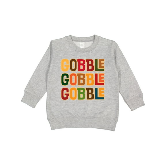 Inktastic Thanksgiving Funny Gobble Toddler Sweatshirt