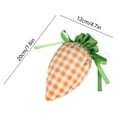 thumbnail image 3 of TanSiDing Easter Carrot Shaped Treat Bags Easter Basket Stuffers Fabric Drawstring Candy Gift Goodie Bags for Egg Hunt Outdoor Party Supplies, 3 of 6