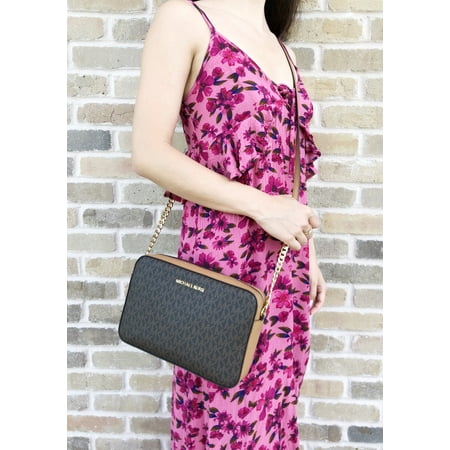 michael kors large east west crossbody acorn