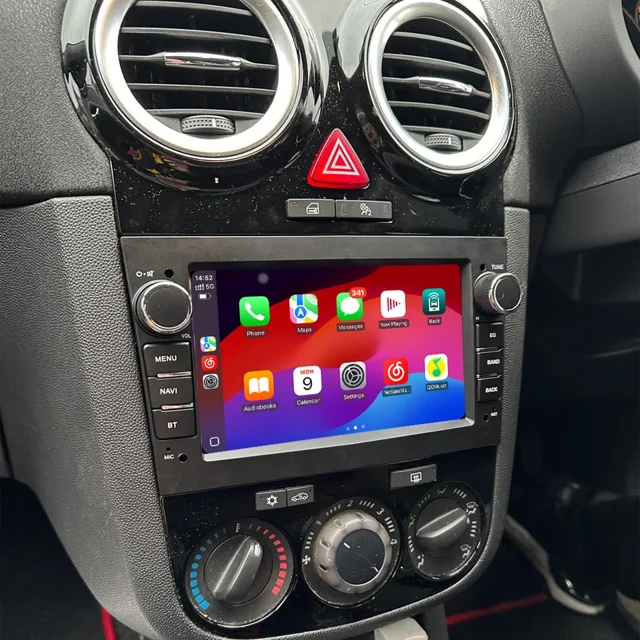 4-Core 4+64GB Android 15 7-inch Car Stereo Radio for Vauxhall Signum 2003-2011 with Carplay and Android Auto GPS Navigation Bluetooth Wifi FM/RDS SWC Mirror Link Split Screen + AHD Backup Camera