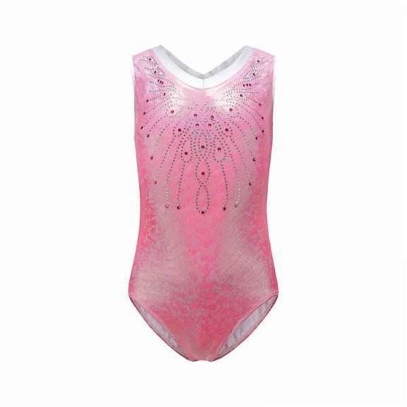 Conjunto de leotardo de gimnasia para niña (paquete de 2-3), ropa deportiva para baile, vestido brillante. 3 piezas