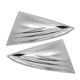 thumbnail image 3 of 2PCS Fit for Tesla Model 3 Electrosilvering Rear Window Louvers Shutters Cover Decoration, 3 of 3