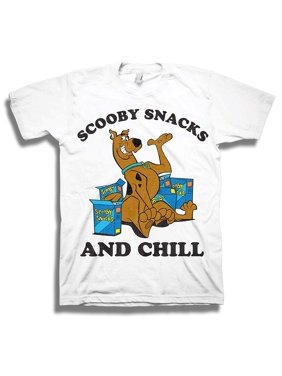 Scooby Doo Mens' Throwback T-Shirt (Medium, White)
