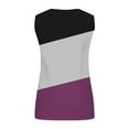 thumbnail image 5 of Levmjia Women Tank Tops Sleeveless Casual Summer V Neck Plus Size Blouse Soft Breathable Polyester Stretchy Comfortable Sexy Loose Fit T Shirt for Daily Wear, 5 of 5