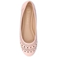 thumbnail image 5 of Journee Womens Kamrah Ballet Cut Out Round Toe Dress Flats, 5 of 10