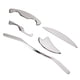 thumbnail image 3 of Herramienta de raspado Gua Sha 5 piezas de acero inoxidable Herramienta de masaje de raspado Gua Sha Juego para aliviar el dolor muscular Herramientas de masaje de raspado ANGGREK Otros, 3 of 8