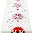 thumbnail image 2 of WRXMIJNHGSA Bannière de Table Décorative à Moins de 10$ Décoration de Noël Créative Nappes Imprimées en Coton et Lin Drapeaux de Table Décoration de Bureau de Noël, 2 of 8