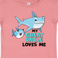 thumbnail image 4 of Inktastic My Great Uncle Loves Me with Cute Sharks Boys or Girls Baby T-Shirt, 4 of 5