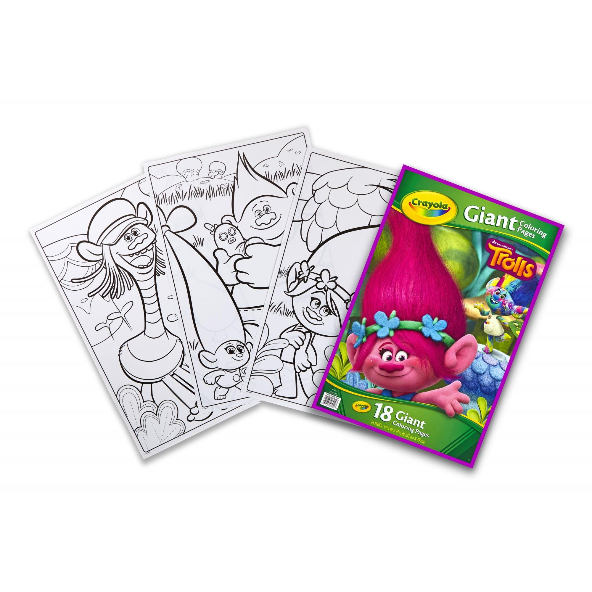 Crayola Giant Coloring Pages (trolls)