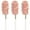 Pink, variant on Topboutique Mini Duster for Cleaning Retractable Duster Bendable Hand Dusters with Extension Pole Cleaning Brushes Small Washable Duster for Home Furniture Ceiling Fan Car Interior,3 Pcs Pink
