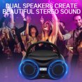 thumbnail image 4 of Player Sounding Sound Boombox Backlit LCD Display MP3 USB Reproductor, 4 of 9
