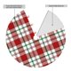 thumbnail image 4 of Faldas para árbol de Navidad a cuadros de 48 pulgadas, gruesas, para decoración navideña de invierno, para decoración rústica de Navidad, 4 of 8