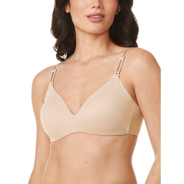 Warner's Blissful Benefits Wireless Comfort Bra - Seamless, Lightly Lined, Dig-Free Band & Adjustable Straps | Women's Easy Size™ Bra