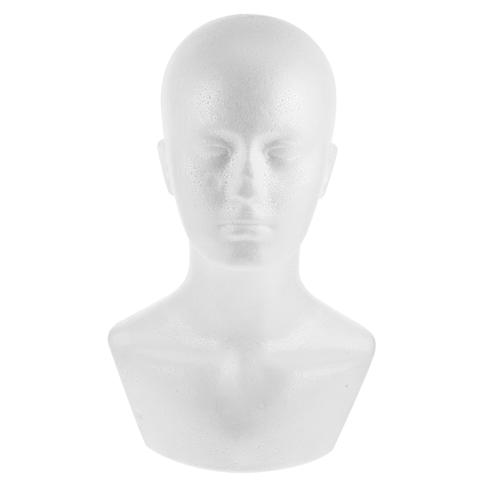 COSMOBETTY Display Heads for Hats Mannequin Head Plastic 1Set