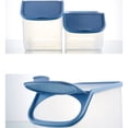 thumbnail image 4 of Toystoory Caja dispensadora de alimentos secos, accesorios de cocina para el hogar, cajas de organización a prueba de polvo, contenedor de almacenamiento Organizadores de utensilios de cocina azul Toystoory JJ22283-02, 4 of 6