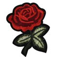 thumbnail image 3 of Under $1 Rose Embroidered Patch, 6-Piece Rose Embroidery Patches - Iron-On Fabric Appliques for Clothing/Denim Diy Decoration, Sew-On Applique, Red, by Goohae, 3 of 3