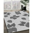thumbnail image 3 of Ahgly Company Machine Washable Indoor Rectangle Transitional Sonic Silver Gray Area Rugs, 6' x 9', 3 of 7