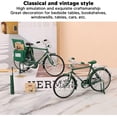 thumbnail image 2 of Mini Retro Bike Model Ornament, Vintage Iron Tabletop Simulation Bike Decor for Home Collections and Gifts, 2 of 5