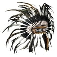 thumbnail image 3 of Tocado de plumas de jefe , accesorio fotográfico, sombrero, tocado para actuación, cosplay, 3 of 8