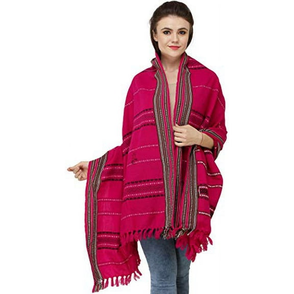 Exotic India Casual Trousers from Pilkhuwa with Printed - Color True Blue