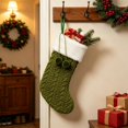 thumbnail image 2 of Christmas Stockings, Classic Xmas Stocking with Hanging Loop, Gift Bag for Fireplace Mantel, Tree and Family Holiday Decor, 2 of 6