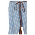 thumbnail image 3 of Little Girl Off Shoulder High Low Maxi Skirt Romper Casual Summer Birthday Outfit Blue 4 JKS 2137 BNY Corner, 3 of 4