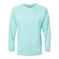 thumbnail image 1 of Long Islander Performance Long Sleeve T-Shirt, 3XL, Aqua Blue, 1 of 1