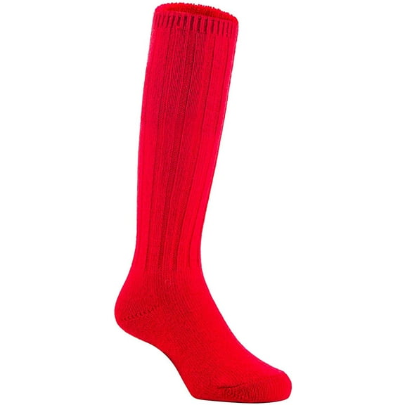 LLS Children 1 Pair Knee High Wool Blend Socks Size 0-2Y Red
