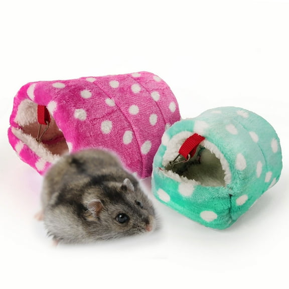 Ludlz Mini Hamster Hedgehog Warm Chinchilla Guinea Pig Nest Small Animal Pet Bed House