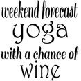 thumbnail image 3 of CafePress - Yoga And Wine - Women's Light Pajamas, 3 of 4