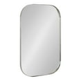 thumbnail image 1 of Kate and Laurel Rollo Decorative Framed Wall Mirror, Silver 20x30, 1 of 8