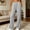 Dark Gray women high waisted sweatpants with pockets a1, variant on BRELIL Women's High Waisted Straight Leg Sweatpants with Pockets Casual Loose Lounge Pants Solid Officewear Long Trousers Fashion Outfits, Dark Gray M