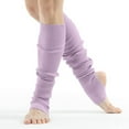 thumbnail image 2 of DHFJKG Dance Yoga Socks For Women Toeless Ribbed Solid Color Warm Sports Leg Warmers Cozy Sock, 2 of 4