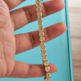 thumbnail image 6 of 3mm Moissanite Tennis Bracelets Women Gold Bracelets Round Cut D Color VVS1 Clarity Diamond Tennis Bracelets S925 Sterling Silver Bracelets for Women（6-9 inchs）, 6 of 9