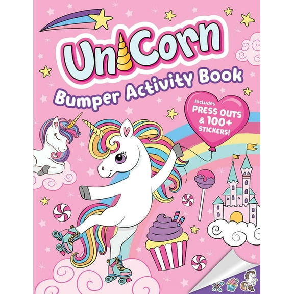 Unicorn: Bumper Activity Book: With Press-Outs and Over 100 Stickers!, (Paperback)