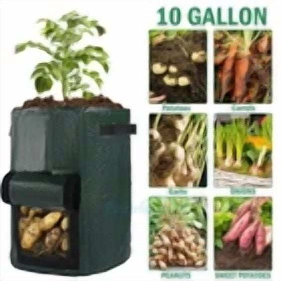 PURELY- 7/10 Gallon Nursery Planting Bag Pot Planter Growing Garden Vegetable Container