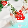 thumbnail image 6 of EUDIDV Xmas Tree Decor Christmas Straw Covers Cap For Cup 10mm Christmas Straw Toppers For Tumblers Accessories Reusable Straw Cap Stopper For Straws Tip Lids Christmas Ornaments, 6 of 6