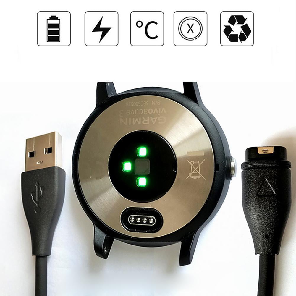 USB Charger Charging Cable Cord For Garmin Fenix 6/6S/6X/5X/Venu 4S Vivoactive 3 W5X6 O0O0