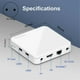 thumbnail image 2 of H313 Smart TV Box Android 14, Dual-Band WiFi6, BT6.0 2GB+8GB Video Player Smart Set Top Box EU Plug, 2 of 5