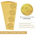 thumbnail image 2 of 100PCS Gold Foil Certificates Stickers You Make A Difference Embossed Gold Foil Stickers Self Adhesive Embossed Seals with Serrated Edge for Company Ceremony Graduation Celebration Envelopes, 2 of 9