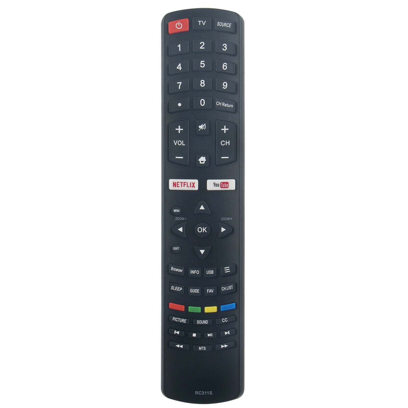 RC311S 06-531W52-PI01X Remote for Pioneer TV PLE-32S1HD PLE-40D1202 PLE-43S08FHD  