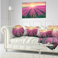 thumbnail image 3 of Designart Blooming Tulips at Sunrise - Photography Throw Pillow - 12x20, 3 of 5