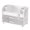 White, variant on Spacious Makeup Organizer for Vanity Countertop with Large Drawers Display Cabinet Partitioned Compartment and Brush Holders for Beauty Storage