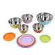 thumbnail image 5 of Ensaladera, Cuencos De Metal Que Ahorran Espacio Con Tapas Para Uso Comercial En El Hogar, 5 of 7
