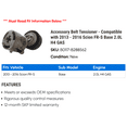 thumbnail image 2 of Accessory Belt Tensioner - Compatible with 2013 - 2016 Scion FR-S Base 2.0L H4 GAS 2014 2015, 2 of 2