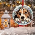 thumbnail image 6 of AatoeaX Beagle Christmas Ornament: Adorable Dog Design, Transparent Acrylic, Hanging Decor for Pet Lovers, Holiday Decor & Gifts, 6 of 7