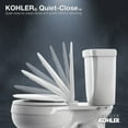 thumbnail image 4 of Kohler K-78059-0 Rutledge Nightlight Quiet-Close Round-Front Toilet Seat - White, 4 of 4
