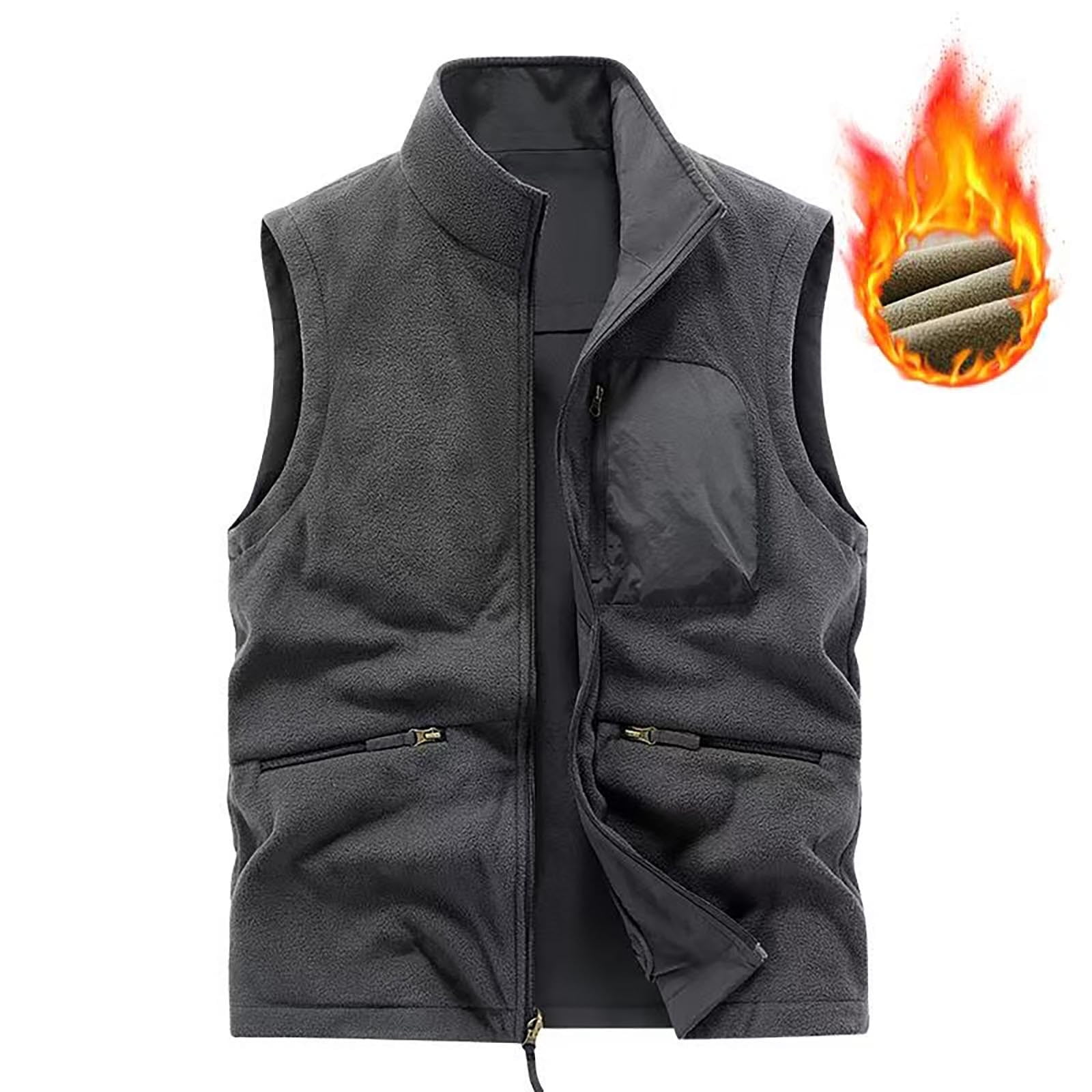 Womens Tank Tops- Cargo Vest for Women Casual Sleeveless Lightweight Outdoor Fishing Safari Travel Photo Vest with Multi Pockets Gray XXXXXL